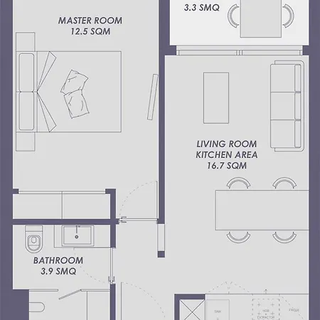 Apartamento Cozy Flat With Amazing Roof In