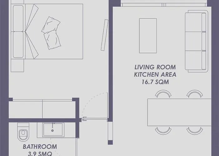 Apartmán Cozy Flat With Amazing Roof In